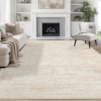 Aelenmu 10x14 Area Rugs for Living Room Washable Dining Room Beige | Modern - Image 9