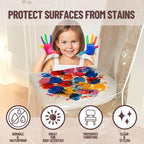 Evelots 2-Pack Clear PVC Dining Chair Covers, Spill-Resistant Protectors | - Image 2
