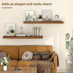 24 Inch Floating Shelves, 12 Inch Deep Floating Shelves - Image 5