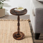 Rustic Wooden End Table 12x22 - Image 6