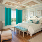 Blackout Curtains for Bedroom, Peacock Teal, 60 x 72 Inch, 2 Panels | Thermal - Image 6