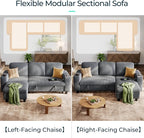 LINSY HOME Sectional Sleeper Sofa - Image 7