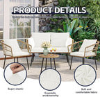 8Pcs Patio Cushion Covers, Outdoor Stretch Cushion Covers, Washable | Stretch - Image 3