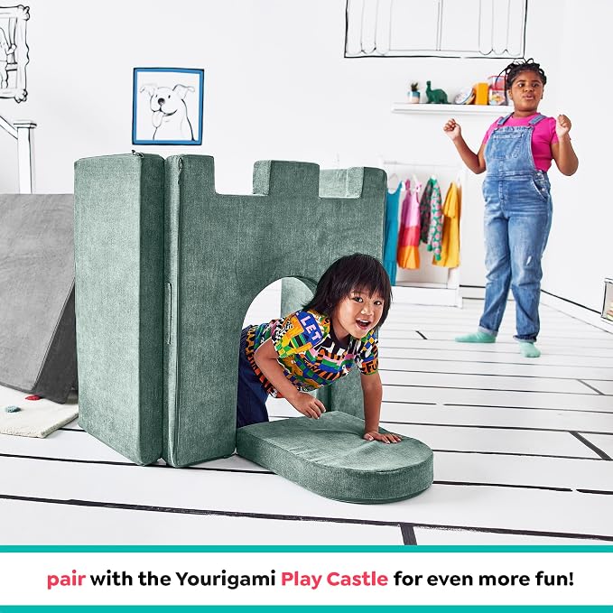 Yourigami Kids and Toddler Play Gym, Playroom Couch Set, Durable Modular Design - Image 8