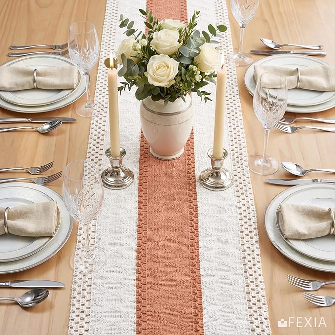 FEXIA Boho Table Runner for Summer Home Decor - Image 8