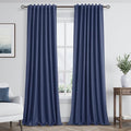 100% Blackout Curtains 102 Inch Length 2 Panels Set by Guken