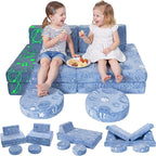 MeMoreCool Kids Couch, 8-Piece Modular Play Couch by MeMoreCool