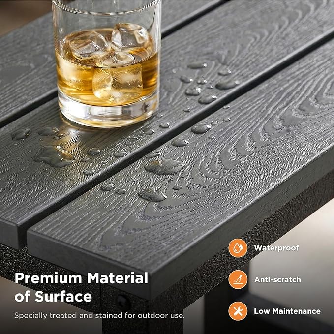 ODK Outdoor Double Side Table, Adirondack Patio End Table - Image 4