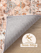 SERISSA 2'6"x8' Washable Non Slip Boho Runner Rug - Image 3