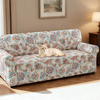 H.VERSAILTEX Floral Pattern Couch Cover Printed Sofa Covers Washable High - Image 2