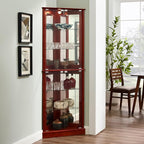 Glass Corner Display Cabinet - Image 5
