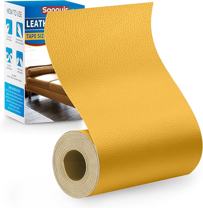 Leather Repair Patch Tape Kit, Vinyl Leather Repair Kit by Sgooyir