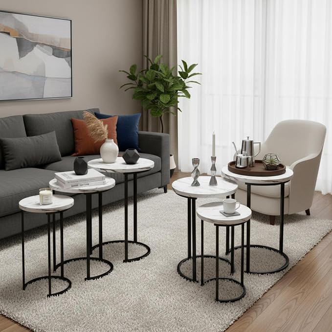 Lavish Home Nesting Tables - Image 4