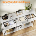 Furologee White Long 47" Console Sofa Table - Image 4