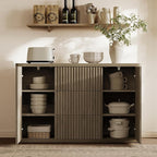 SICOTAS Buffet Cabinet with Storage 109.4" Large Modern Accent Storage Cabinet - Image 7