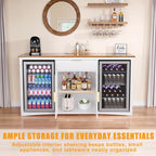 GDLF 70.1" Long Coffee Bar Cabinet - Image 7