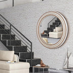 24 Inches Rustic Round Wall Mirrors - Image 4
