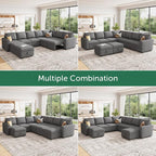 HONBAY Modular Sectional Sleeper Sofa - Image 4