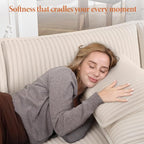Vesgantti 109" L Shaped Cloud Sectional Couch, Comfy Corduroy Upholstered - Image 7