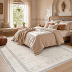 cotiled Boho 5x7 Area Rugs for Living Room: Soft Moroccan Washable Rug | Solve - Image 6