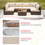 7-Piece Outdoor Patio Furniture Set - Image 4