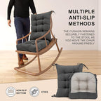 Lokex Rocking Chair Cushion Only, Tufted Non-Slip Comfortable Rocking Chair - Image 6