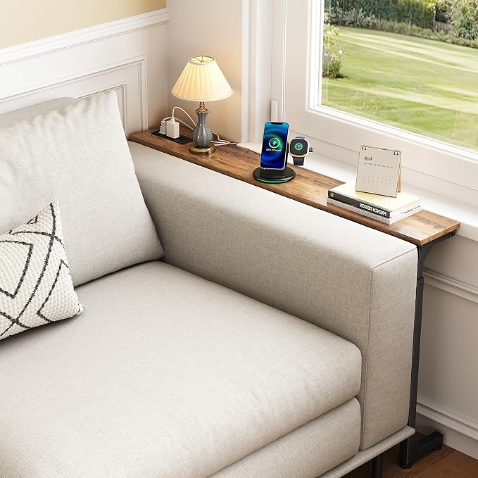 Kitstorack Narrow Console Table Behind Sofa Couch, Design - Image 9