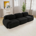 Boneless Sectional Couch, No Assembly Required, 117.3” Modular Cloud Sofa by ModonChicSofasCouches