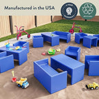 Children's Factory Adapta-Bench, CF910-028 Red, Kids Flexible Seating, - Image 5