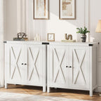 GarveeHome Small Storage Cabinet, Farmhouse Sideboard Buffet Cabinet by GarveeHome