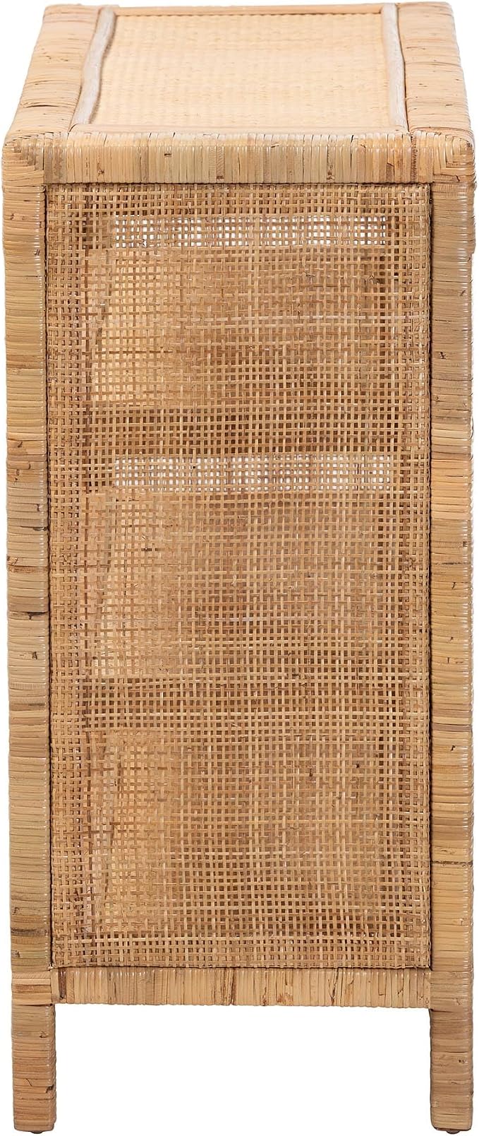 Bali & pari Abelia Natural Rattan 4-Tier Display Shelf - Image 5