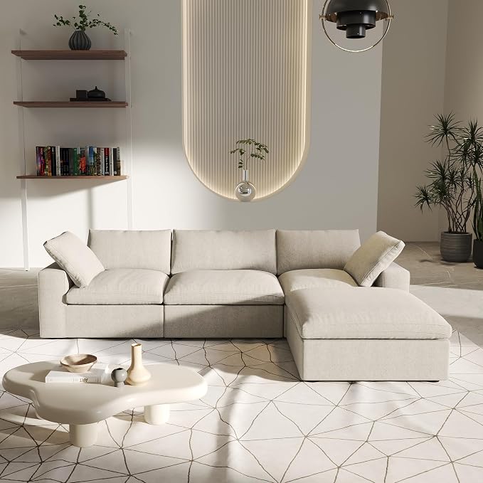JACH L-Shaped Cloud Sectional Sofa by JACH