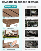 SERWALL Outdoor Potting Bench - Image 4