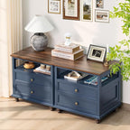 Joaxswe Farmhouse Nightstand Set of 2 - Image 8