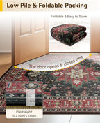 RELEANY Washable Area Rug, Small 2'6"x4', Water Repellent, Pet Friendly - Image 5