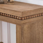 64" Wood Console Table for Entryway, Modern Sofa Table Behind Couch - Image 4