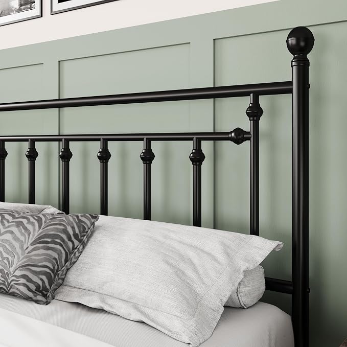 Allewie 14 Inch King Size Metal Platform Bed Frame - Image 4