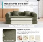 Sleeper Sofa, Comfy Convertible Folding Couch-Futon-Corduroy Fabric Sleeper - Image 5