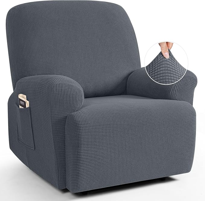 TAOCOCO Oversized Recliner Chair Covers, 1 Seater Streach Recliner Covers Soft by TAOCOCO