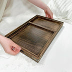 3-Piece Wooden Serving Tray Set - Image 4