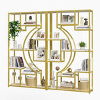 HolliWill Modern Book Shelf, 70.8 Inch Tall Etagere Bookcase, - Image 9