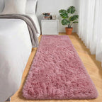 Blush Runner Rugs for Bedroom Living Room, Fluffy 2x6 Hallway Soft Area Rug | - Image 4