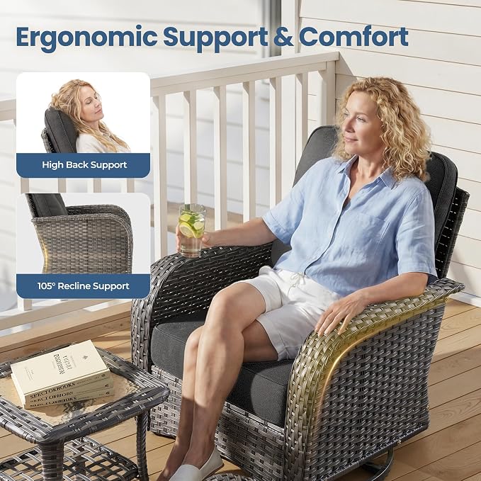Weaxty 8 Pieces Outdoor Patio Furniture Sets - Image 4