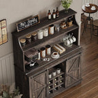 REVOMINCA 47 Inch Farmhouse Coffee Bar Cabinet - Image 5