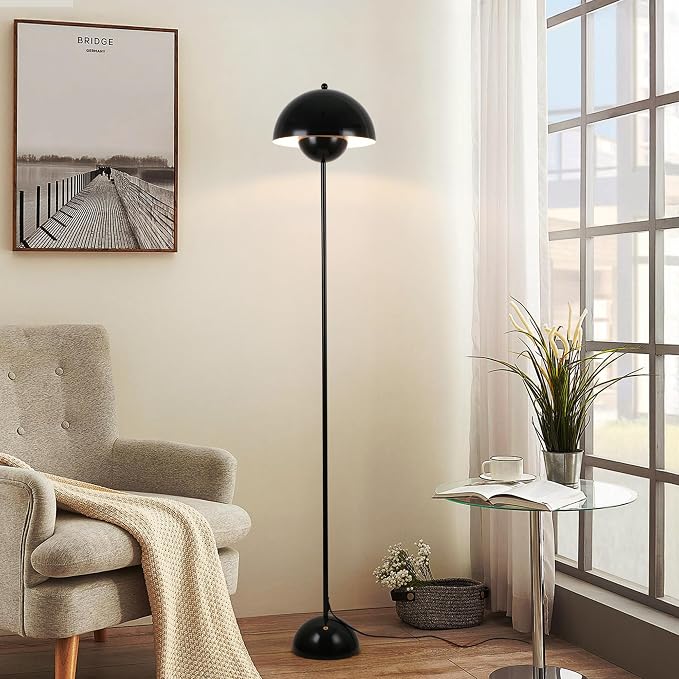 COSYLUX Modern Floor Lamp for Living Room, Industrial Tall Standing Lamp for - Image 4