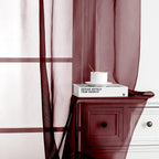 Sheer Curtains, Sheer Curtains 84 inch Length 2 Panels Set, Rod Pocket Voile - Image 4