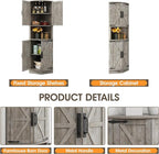 Vabches 64.8" Tall Farmhouse Corner Cabinet - Image 4