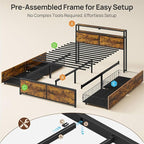 Rolanstar Full Size Bed Frame - Image 3