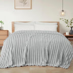 Exclusivo Mezcla Striped Twin Size Fleece Blanket by ExclusivoMezcla