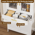 VEXPOR 73" Tall Arched Kitchen Pantry Cabinet - Image 4
